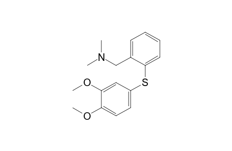 1-[2-(3,4-dimethoxyphenyl)sulfanylphenyl]-N,N-dimethyl-methanamine