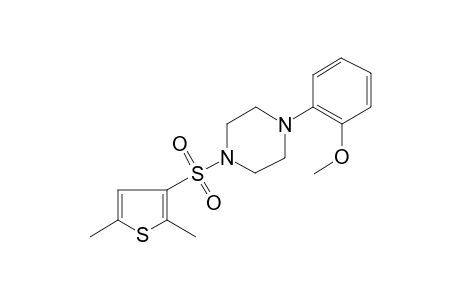1-[(2,5-dimethyl-3-thienyl)sulfonyl]-4-(2-methoxyphenyl)piperazine