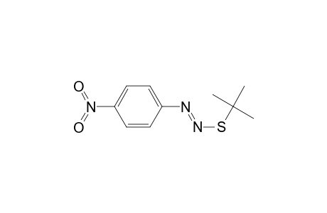 (E)-1-(tert-Butylsulfanyl)-2-(4-nitrophenyl)diazene