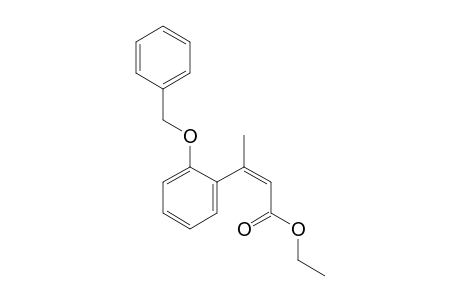 (Z)-Ethyl 3-(2-benzyloxyphenyl)but-2-enoate