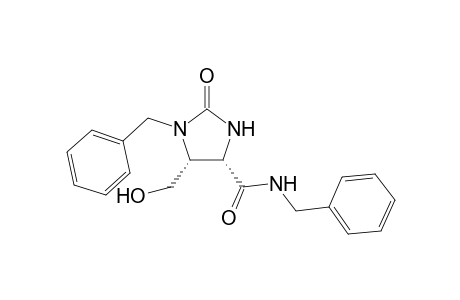1-Benzyl-5-(hydroxymethyl)-4-(N-benzylamido)-tetrahydroimidazol-2-one
