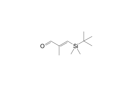 (E)-3-[tert-butyl(dimethyl)silyl]-2-methyl-2-propenal