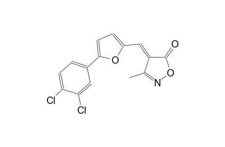 (4E)-4-{[5-(3,4-dichlorophenyl)-2-furyl]methylene}-3-methyl-5(4H)-isoxazolone