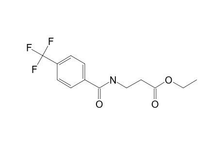 .beta.-Alanine, N-(4-trifluoromethylbenzoyl)-, ethyl ester