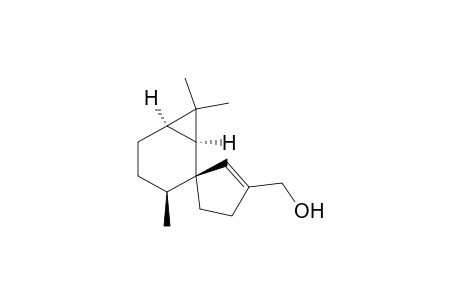 Spiro[bicyclo[4.1.0]heptane-2,1'-[2]cyclopentene]-3'-methanol, 3,7,7-trimethyl-, [1R-(1.alpha.,2.beta.,3.beta.,6.alpha.)]-