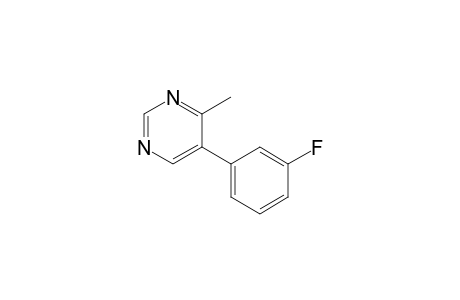 5-(3-Fluorophenyl)-4-methylpyrimidine