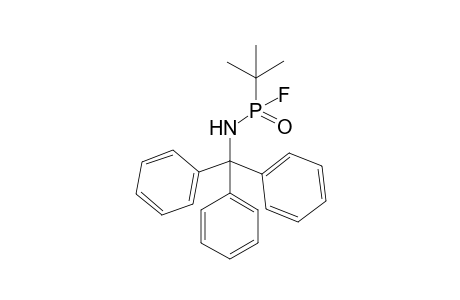 t-Butylphosphonic acid(triphenylmethylamid)fluoride