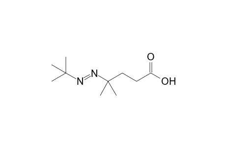 4-Methyl-4-(t-butylazo)pentanoic acid