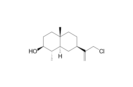 (1S,2S,4aS,7R,8aS)-7-[1'-(Chloromethyl)vinyl]-1,4a-dimethyl-decahydronaphthalen-2-ol