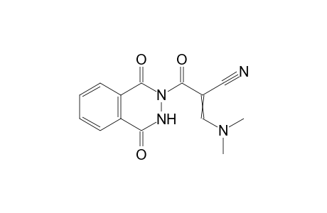 3-(dimethylamino)-2-(1,4-dioxo-3H-phthalazine-2-carbonyl)prop-2-enenitrile