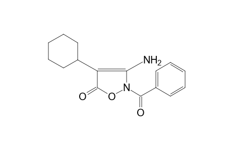 3-AMINO-2-BENZOYL-4-CYCLOHEXYL-3-ISOXAZOLIN-5-ONE