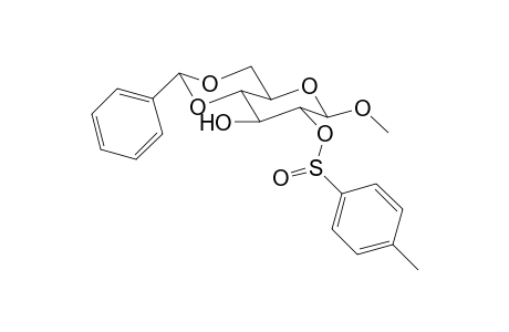 Methyl 4,6-O-benzylidene-2-O-p-toluenesulfinyl-.alpha.,D-Glcpyranoside