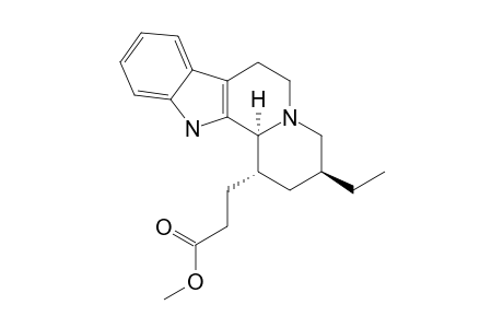 1-ALPHA-(2'-METHOXYCARBONYL)-ETHYL-3-BETA-ETHYLINDOLO-[2,3-A]-QUINOLIZIDINE