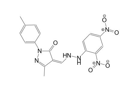 3H-pyrazol-3-one, 4-[[2-(2,4-dinitrophenyl)hydrazino]methylene]-2,4-dihydro-5-methyl-2-(4-methylphenyl)-, (4Z)-