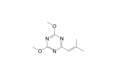 2-(2'-Methylprop-1'-enyl)-4,6-dimethoxy-1,3,5-triazine
