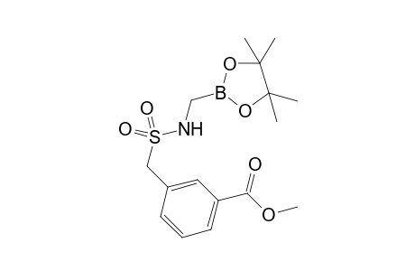 Pinacol [3-(methoxycarbonyl)phenylmethanesulfonylamino]methaneboronate