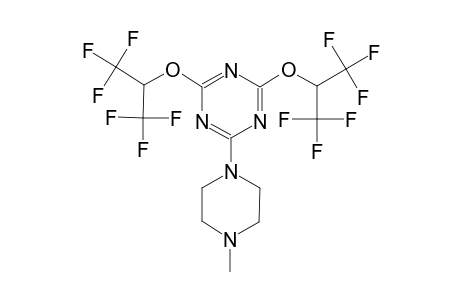 1,3,5-triazine, 2-(4-methyl-1-piperazinyl)-4,6-bis[2,2,2-trifluoro-1-(trifluoromethyl)ethoxy]-