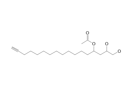 1,2-Dihydroxyheptadec-16-yn-4-yl acetate