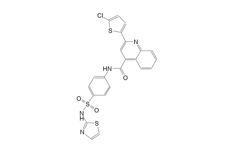 2-(5-chloro-2-thienyl)-N-{4-[(1,3-thiazol-2-ylamino)sulfonyl]phenyl}-4-quinolinecarboxamide
