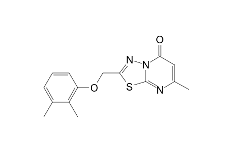 7-methyl-2-(2,3-dimethylphenoxymethyl)-[1,3,4]thiadiazolo[3,2-a]pyrimidin-5-one