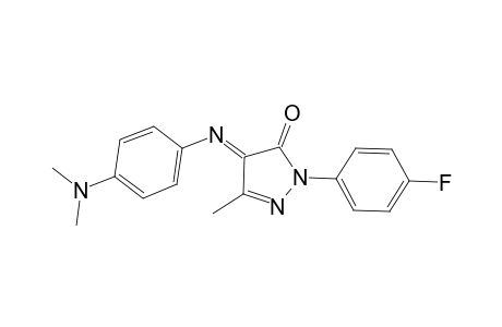 2-Pyrazolin-5-one, 4-[[p-(dimethylamino)phenyl]imino]-1-(p-fluorophenyl)-3-methyl-