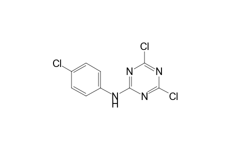 1,3,5-Triazin-2-amine, 4,6-dichloro-N-(4-chlorophenyl)-