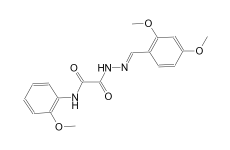 2-[(2E)-2-(2,4-dimethoxybenzylidene)hydrazino]-N-(2-methoxyphenyl)-2-oxoacetamide