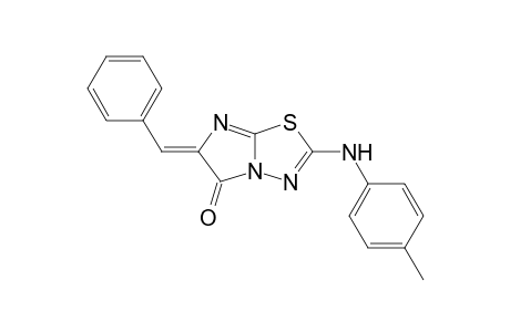 2-(4-Methylphenylamino)-6-(benzylidene)imidazo[2,1-b]-1,3,4-thiadiazol-5(6H)-one