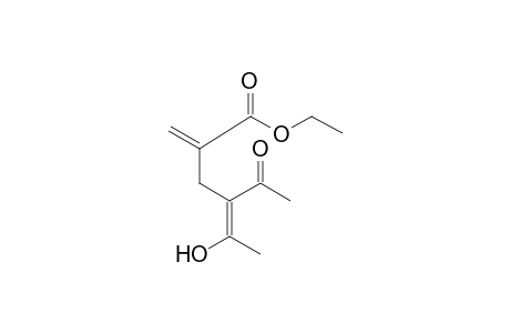 ethyl (E)-4-acetyl-5-hydroxy-2-methylene-hex-4-enoate