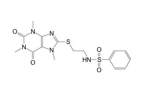 benzenesulfonamide, N-[2-[(2,3,6,7-tetrahydro-1,3,7-trimethyl-2,6-dioxo-1H-purin-8-yl)thio]ethyl]-