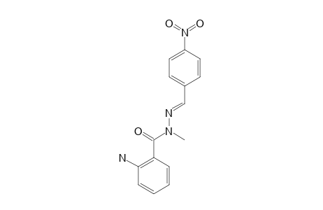 1-(4-NITROBENZALDEHYD)-2-METHYL-2-(2-AMINO-BENZOYL)-HYDRAZONE