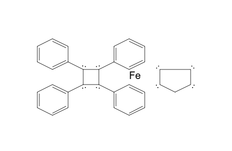 Iron, cyclopentadiene-tetraphenylcyclobutadiene