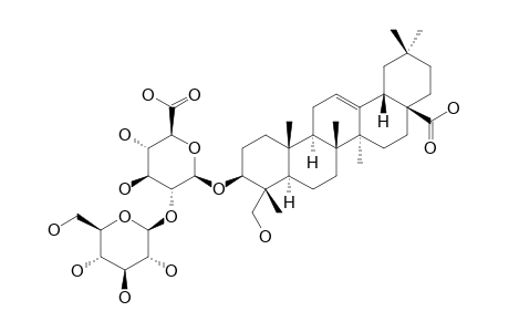 3-O-[BETA-D-GLUCOPYRANOSYL-(1->2)-BETA-D-GLUCURONOPYRANOSYL]-HEDERAGENIN