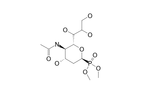 DIMETHYL-(4-ACETAMIDO-2,4-DIDEOXY-D-GLYCERO-BETA-D-GALACTOOCTOPYRANOSYL)-PHOSPHONATE
