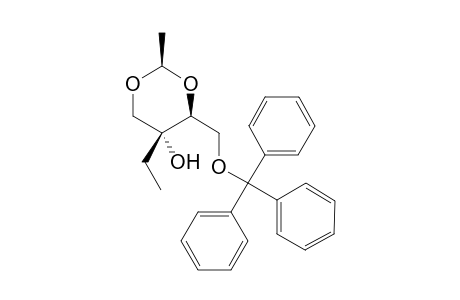 (2R,4S,5R)-5-Ethyl-2-methyl-4-(trityloxymethyl)-1,3-dioxan-5-ol