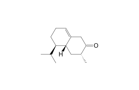2(1H)-Naphthalenone, 3,4,4a,5,6,7-hexahydro-3-methyl-5-(1-methylethyl)-, (3.alpha.,4a.beta.,5.beta.)-(.+-.)-