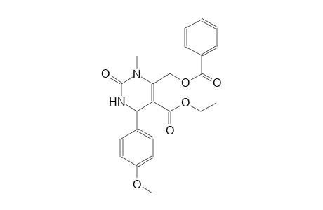 5-pyrimidinecarboxylic acid, 6-[(benzoyloxy)methyl]-1,2,3,4-tetrahydro-4-(4-methoxyphenyl)-1-methyl-2-oxo-, ethyl ester