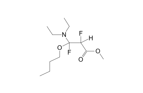 METHYL 2,3-DIFLUORO-3-DIETHYLAMINO-3-BUTOXYPROPANOATE
