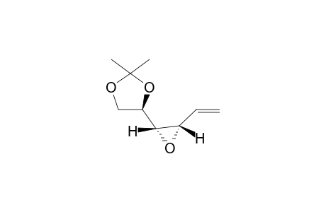 (4R)-2,2-dimethyl-4-[(2R,3S)-3-vinyloxiran-2-yl]-1,3-dioxolane