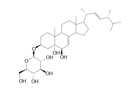 3-O-.beta.-D-Glucopyranosyl-ergosta-7,22-dien-5.alpha.,6.beta.-diol