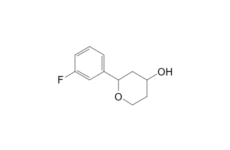 2-(3-Fluorophenyl)-4-hydroxytetrahydropyran