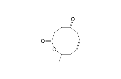 (Z)-4-Oxo-6-decen-9-olide