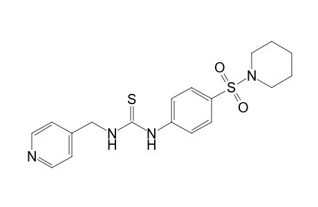 1-[p-(piperidinosulfonyl)phenyl]-3-[(4-pyridyl)methyl]-2-thiourea