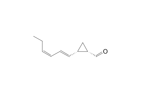 (1S,2S)-2-(Hex-1'E,3'Z-dienycyclopropanecarbaldehyde