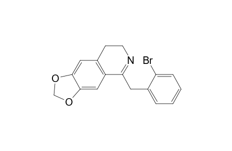 1,3-Dioxolo[4,5-g]isoquinoline, 5-[(2-bromophenyl)methyl]-7,8-dihydro-