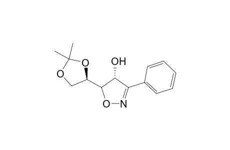 (4R,5R,1'R)-4-Hydroxy-3-phenyl-5-(2',2'-dimethyl-1',3'-dioxolan-1'-yl)-.delta.(2)isoxazoline