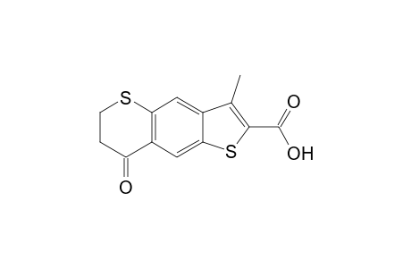 6,7-dihydro-3-methyl-8-oxo-8H-thieno[2,3-g][1]benzothiopyran-2-carboxylic acid