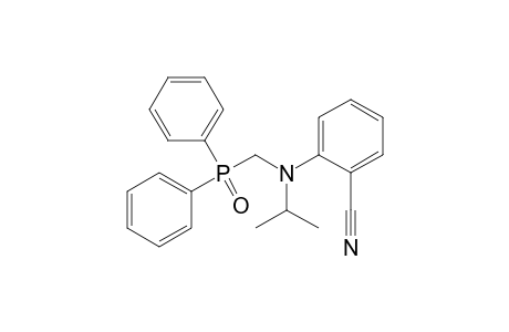 2-[N-[(diphenylphosphinoyl)methyl]-N-isopropylamino]benzonitrile