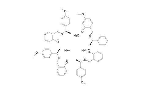 Mu-Aqua-tetrakis[(R)-N-1-(4-methoxyphenyl)ethylsalicylaldiminato]-di-delta-nickel(II)