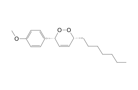 (3R,6R)-3-Heptyl-6-(4-methoxy-phenyl)-3,6-dihydro-[1,2]dioxine